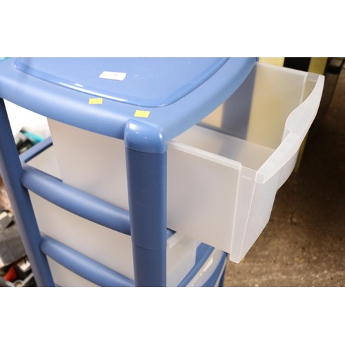 248 - 4 drawer plastic unit