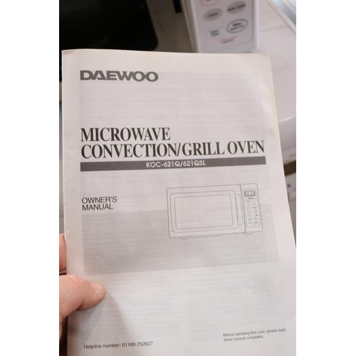 260 - Daewoo microwave - warranted until 12 noon Tuesday following the above sale