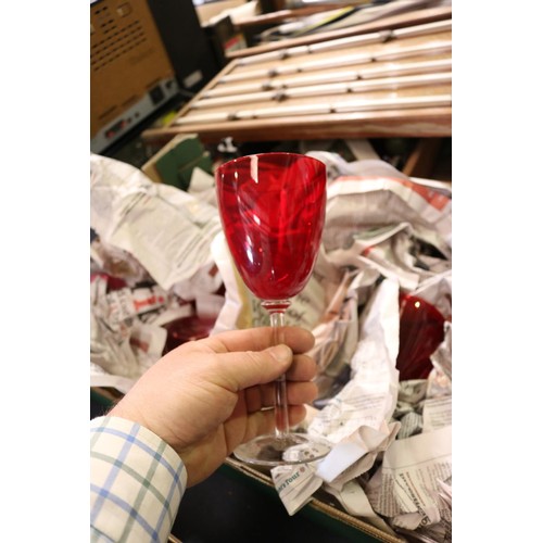 280 - 8 red wine glasses