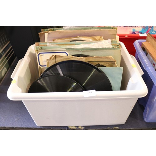 284 - Box of 78 rpm shellac records