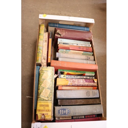 321 - 7 boxes of various books