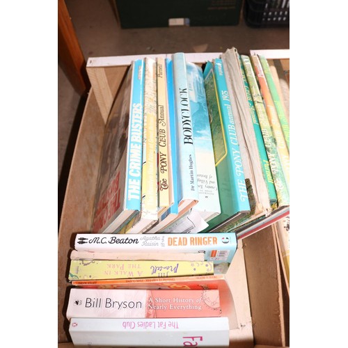 322 - 6 boxes of various books