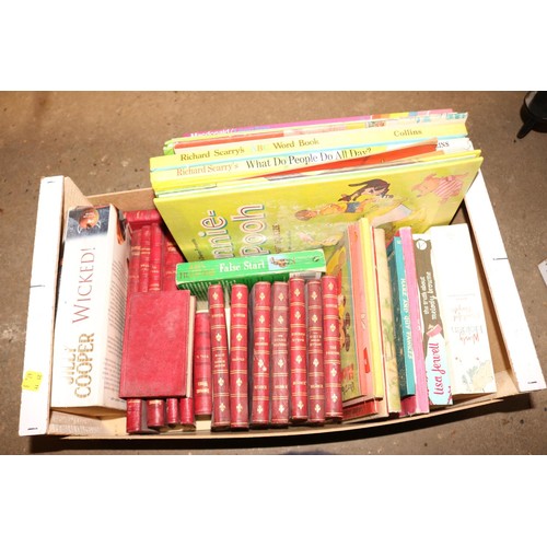 323 - 7 boxes of books, incl Ladybird books