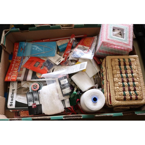 334 - 2 boxes of sewing items