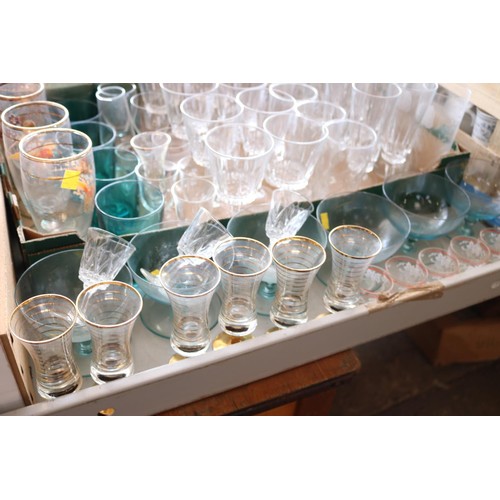 356 - Large qty of various glass ware