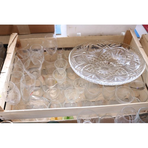 356 - Large qty of various glass ware