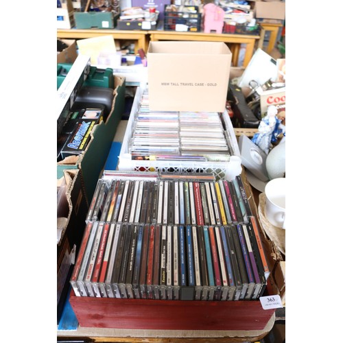 363 - 3 boxes of CD's