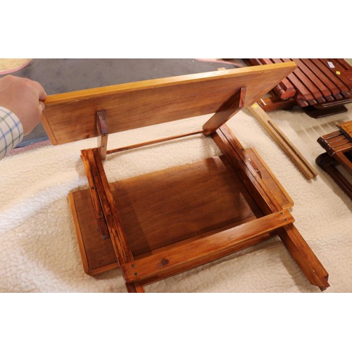 648 - Folding wooden table