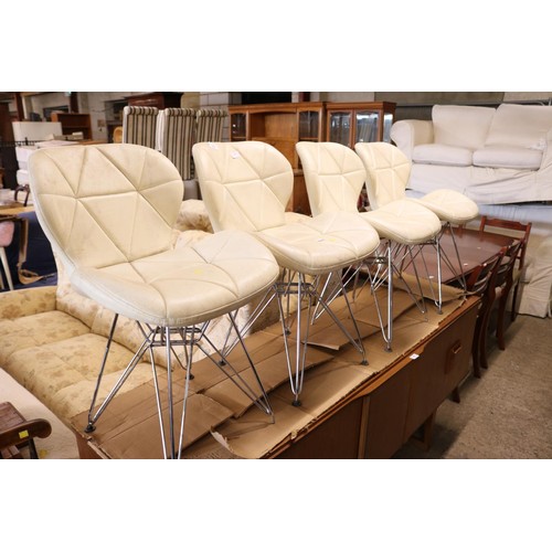 657 - Retro Charles Jacobs chairs eiffel tower legs