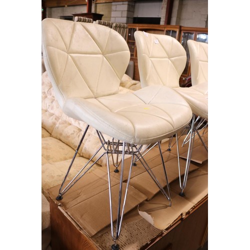 657 - Retro Charles Jacobs chairs eiffel tower legs