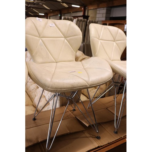 657 - Retro Charles Jacobs chairs eiffel tower legs