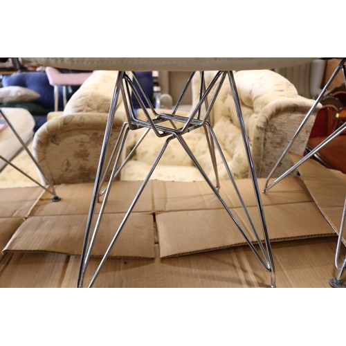 657 - Retro Charles Jacobs chairs eiffel tower legs