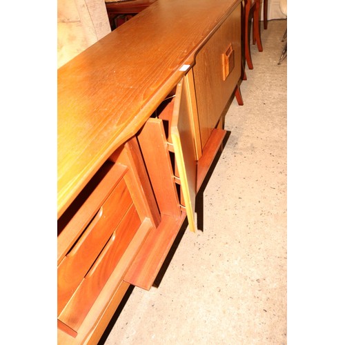 658 - Beautality teak sideboard/drinks cabinet