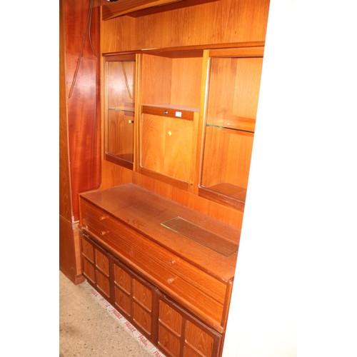 730 - Large Nathan teak wall unit - Disposed