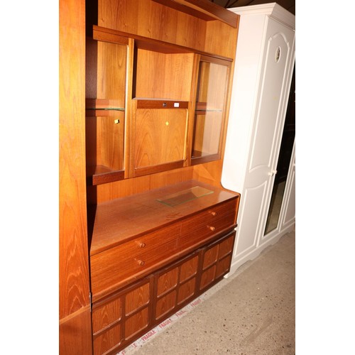 730 - Large Nathan teak wall unit - Disposed