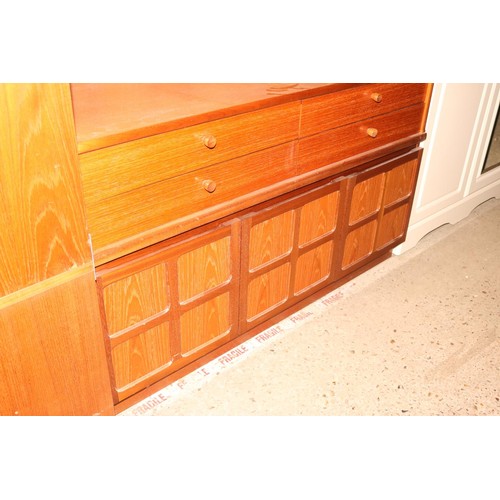 730 - Large Nathan teak wall unit - Disposed