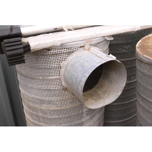 1 - 3 x galvanised flues