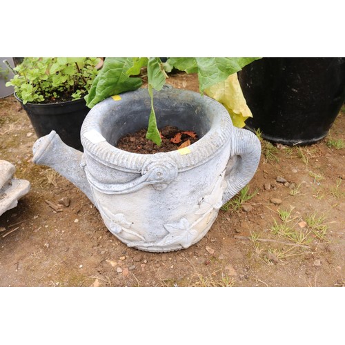 27 - Concrete watering can planter