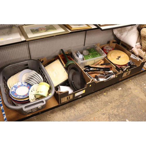 254 - 4 boxes of various kitchen ware