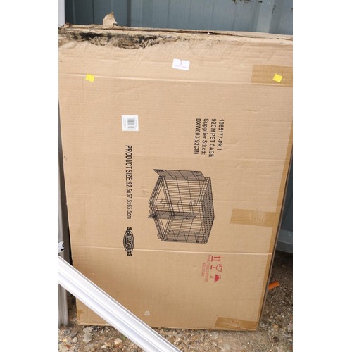 2 - Pet cage 92.5 x 57.5 x 55.5cm - new