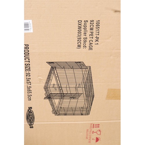 2 - Pet cage 92.5 x 57.5 x 55.5cm - new