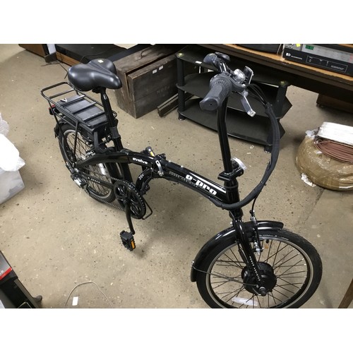 72 - E-pro evolve folding bike, power assisted, tools & instructions - warranted until 12 noon Tuesday fo... 