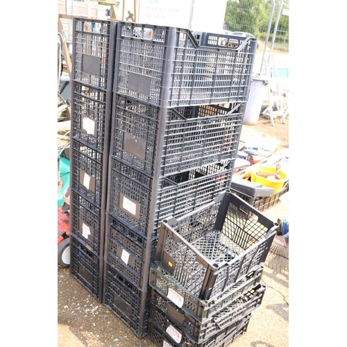 67 - 20 black crates