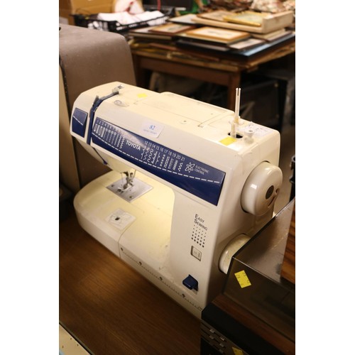 82 - Toyota sewing machine - warranted until 12 noon Tuesday following the above sale