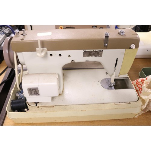 83 - 3 sewing machines - spares or repairs