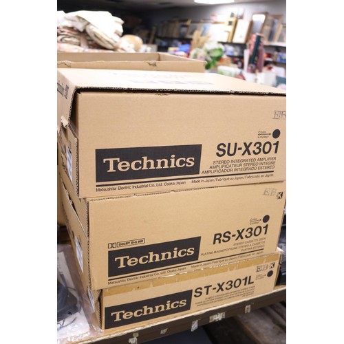 86 - Technics HiFi stack system, perfect working order, original boxes, instruction manuals & cables - wa... 