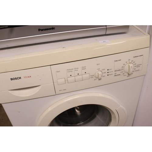 89 - Bosch maxx washing machine - warranted until noon Tues following the above sale