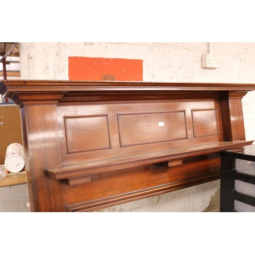 102 - Mahogany fire surround