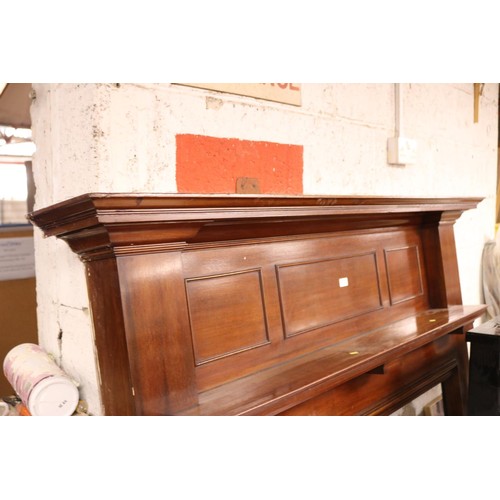 102 - Mahogany fire surround