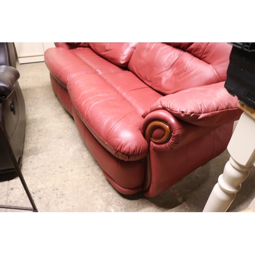 695 - Pink 2 seater sofa