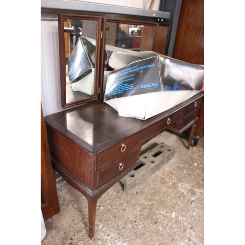 132 - 2 double wardrobes & Stagg dressing table