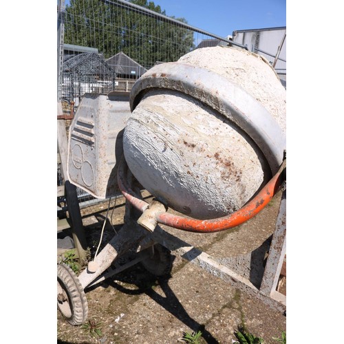 2 - Cement mixer - to be rewired and tested by a qualified engineer