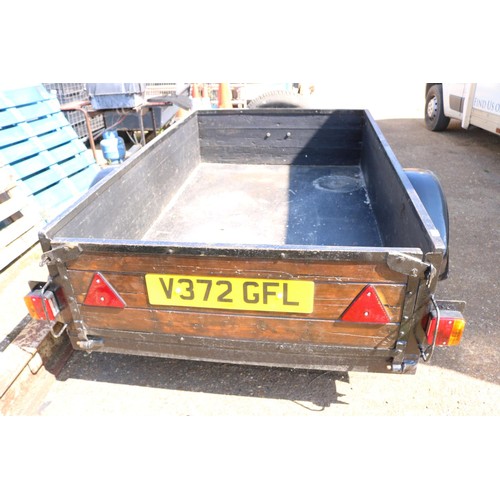 4 - Car trailer with spare wheel (Bradley)
200 x 124cm