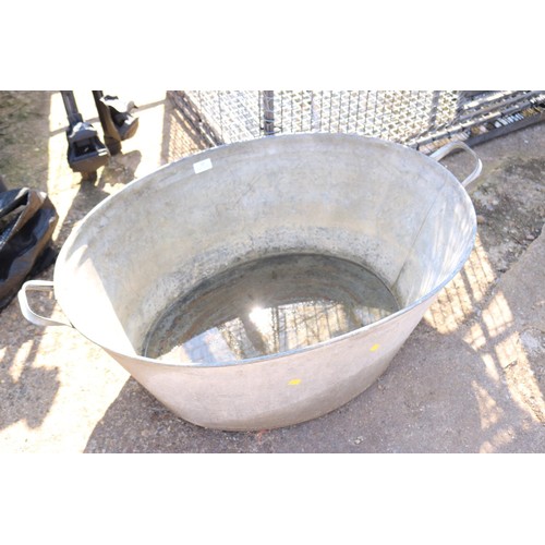 32 - Large galvanised bath