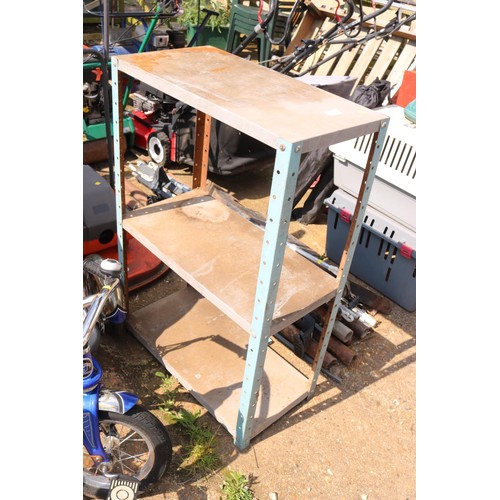 59 - 3 tier metal shelf