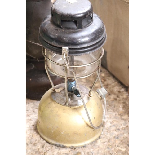 107A - 3 x Hurricane paraffin lamps