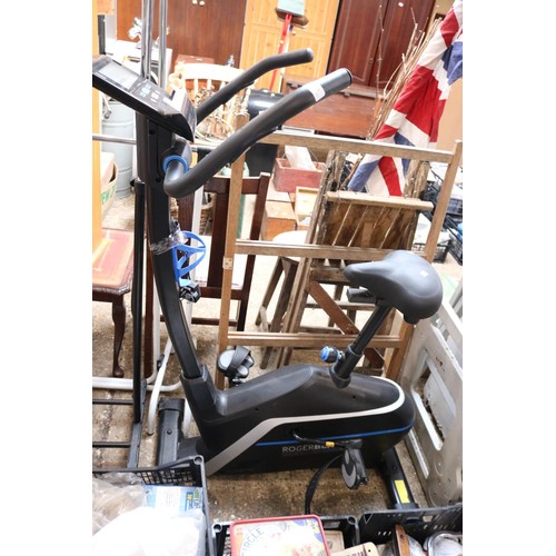 Roger Black exercise bike returned under warranty display not fully working no resistance