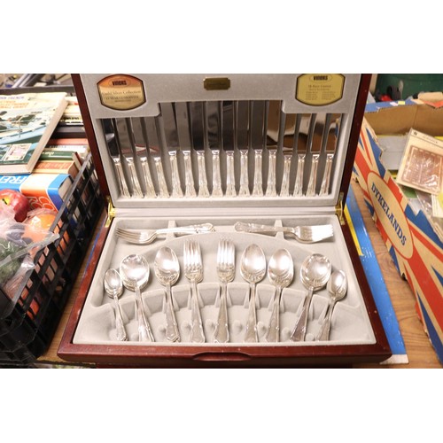 Viners dubarry classic 58 piece canteen of plated cutlery & royal