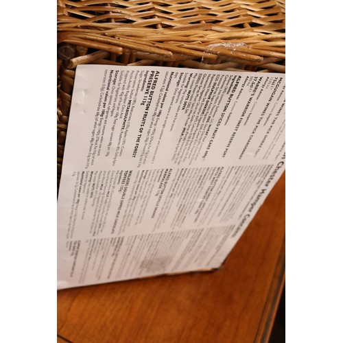 327 - Wicker hamper basket (Alfred Button Hamper Co.)
