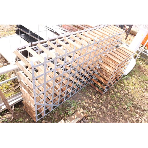 35 - 2 x wine racks