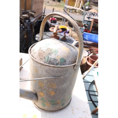 45 - 2 gallon, galvanized watering can