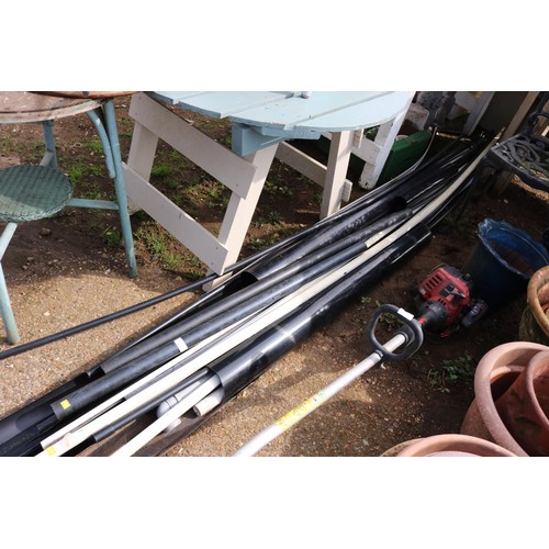 75 - Quantity of guttering, electrical conduit etc