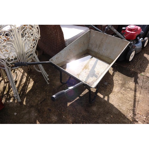 103 - Galvanized wheelbarrow