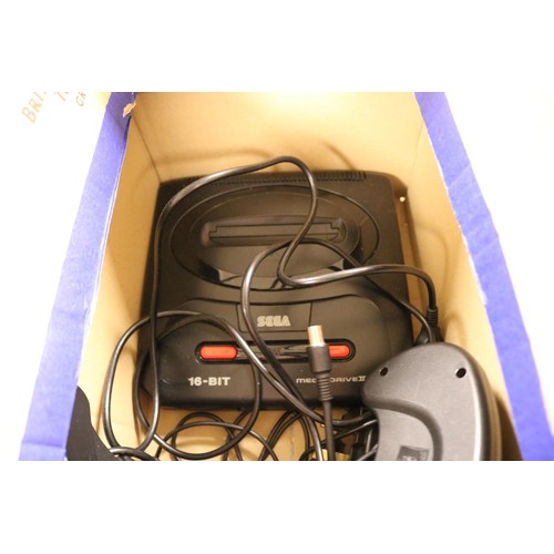 110 - Sega mega drive & games - warranted until 12 noon Tuesday following the above sale