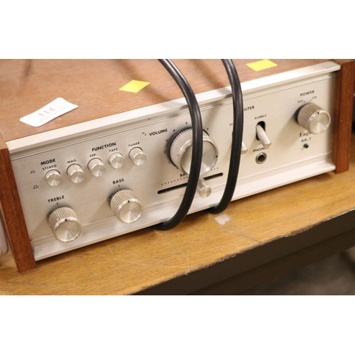 114 - Vintage eagle amplifier - to be rewired by a qualified electrician