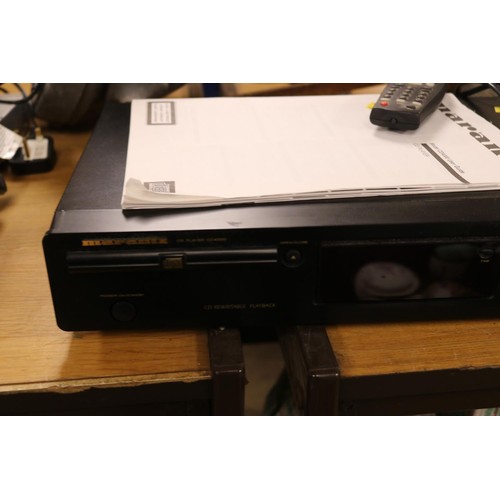 115 - Marantz CD player with user guide & remote